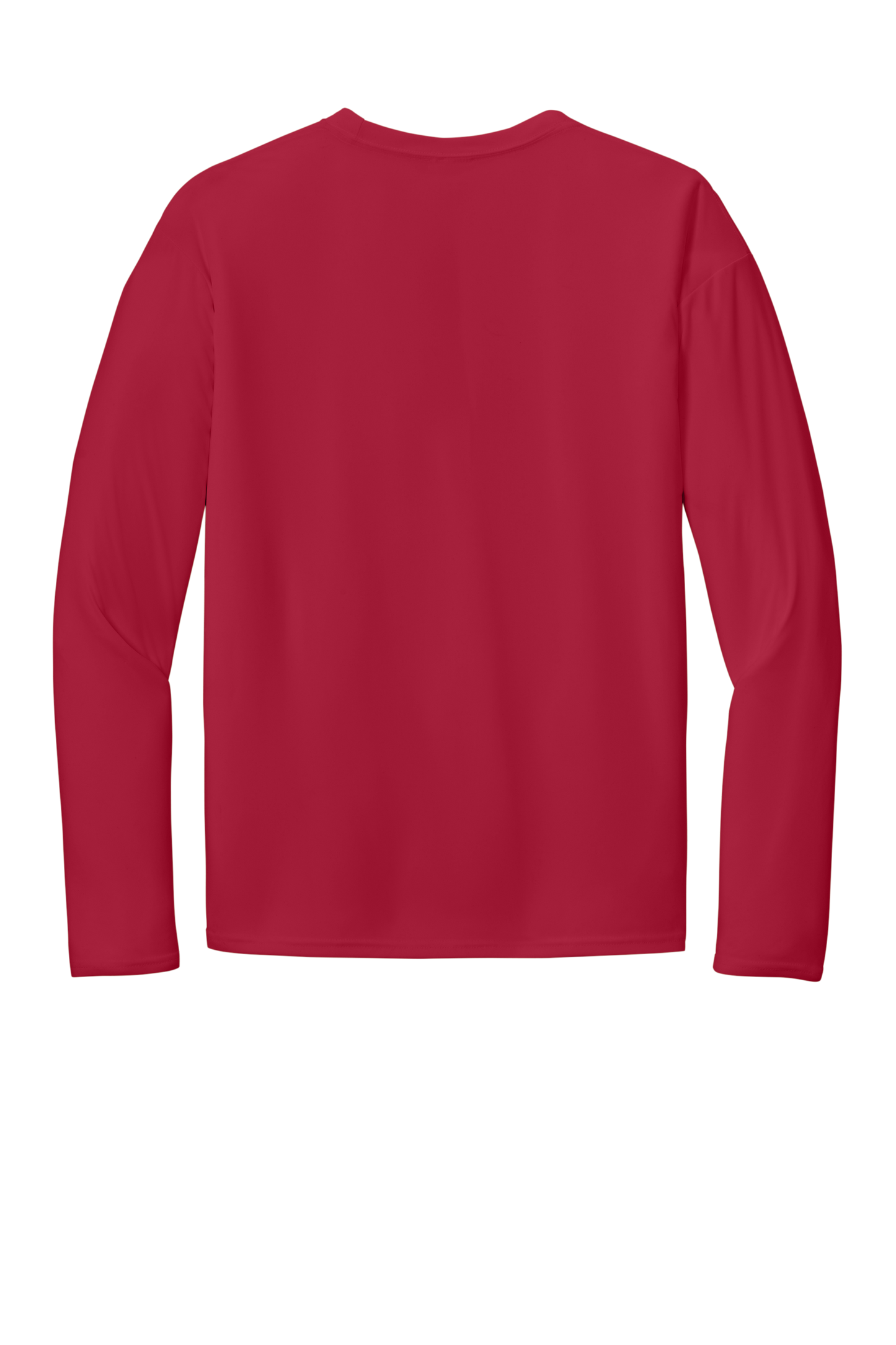 Port & Company® Long Sleeve Performance Tee - Red