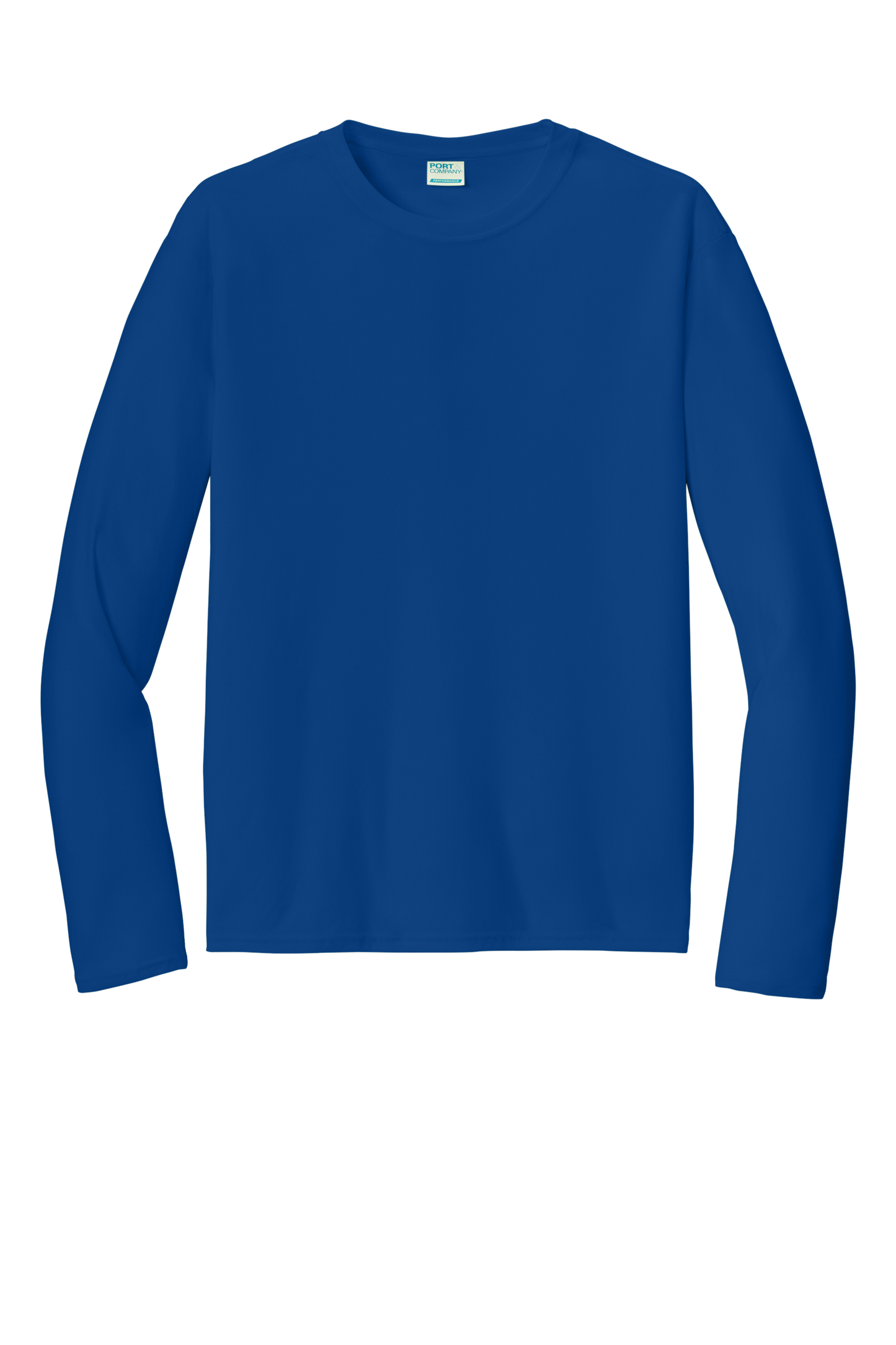 Port & Company® Long Sleeve Performance Tee - True Royal