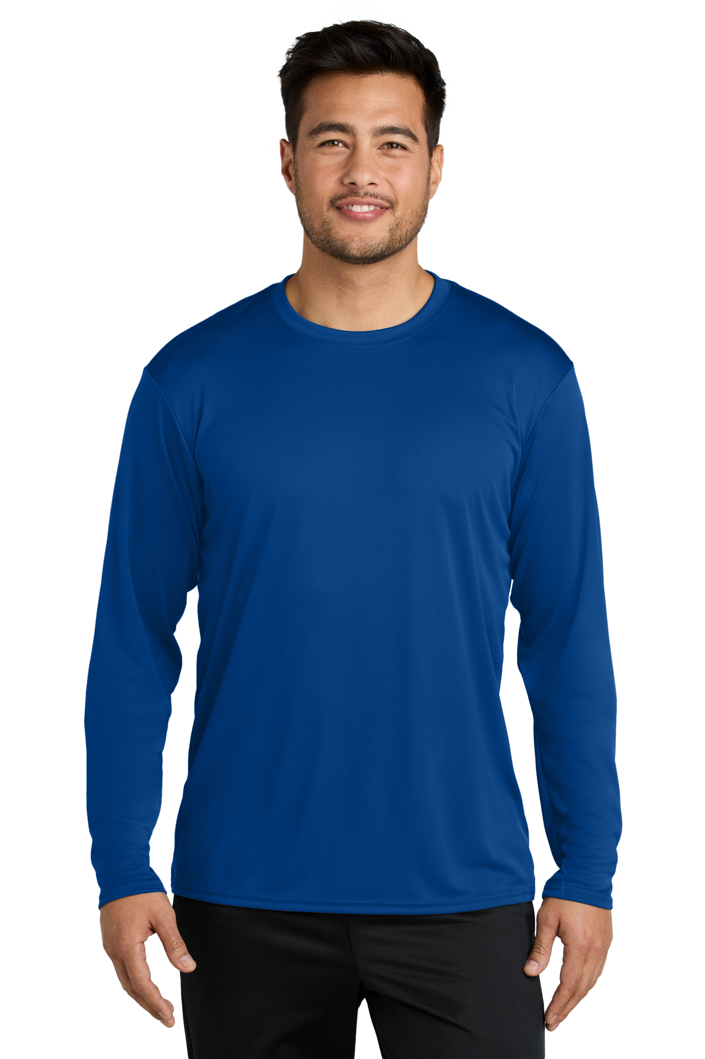 Port & Company® Long Sleeve Performance Tee - True Royal