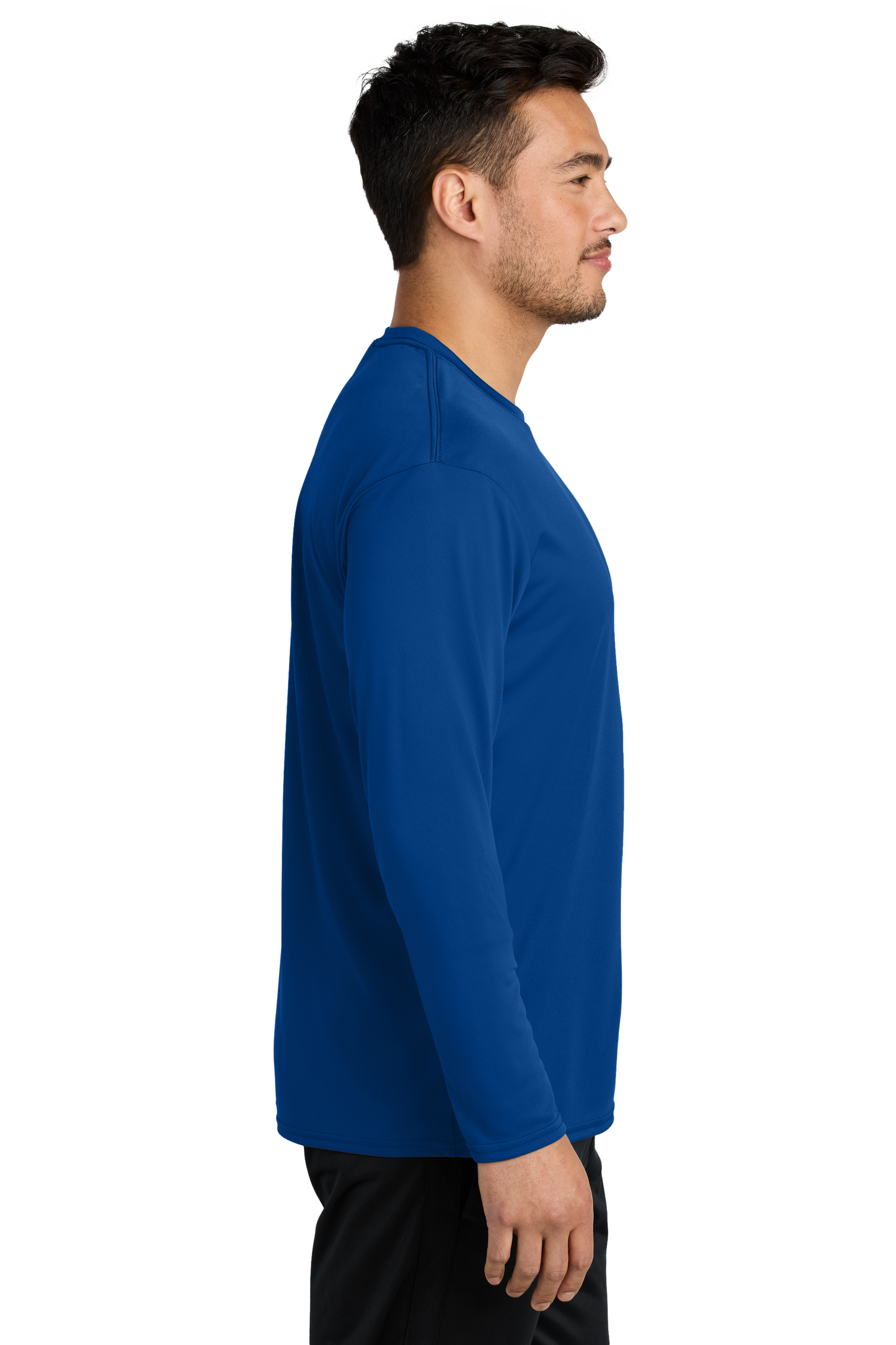 Port & Company® Long Sleeve Performance Tee - True Royal