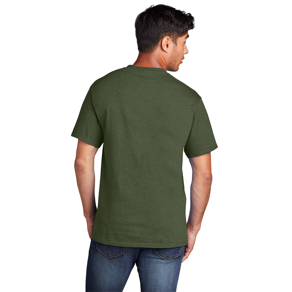 Port & Company® Core Cotton Tee - Olive Drab Green Heather