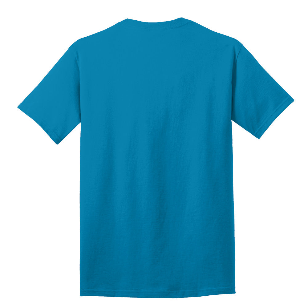 Port & Company® Core Cotton Tee - Neon Blue