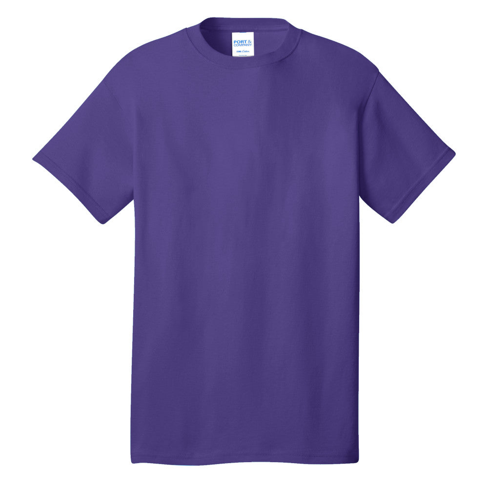 Port & Company® Core Cotton Tee - Purple