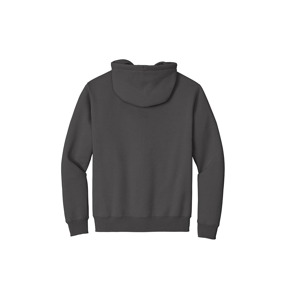 Port & Company® Essential Fleece Full-Zip Hooded Sweatshirt - Charcoal