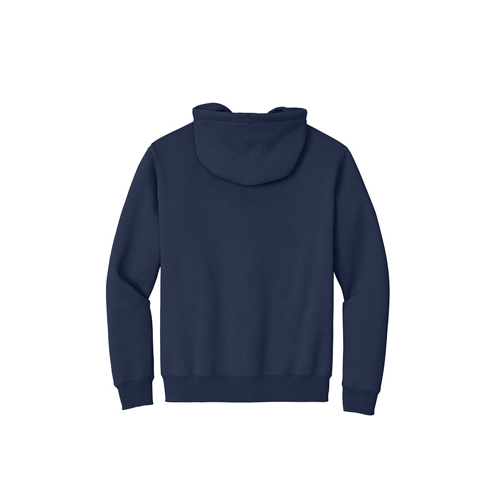 Port & Company® Essential Fleece Full-Zip Hooded Sweatshirt - Navy