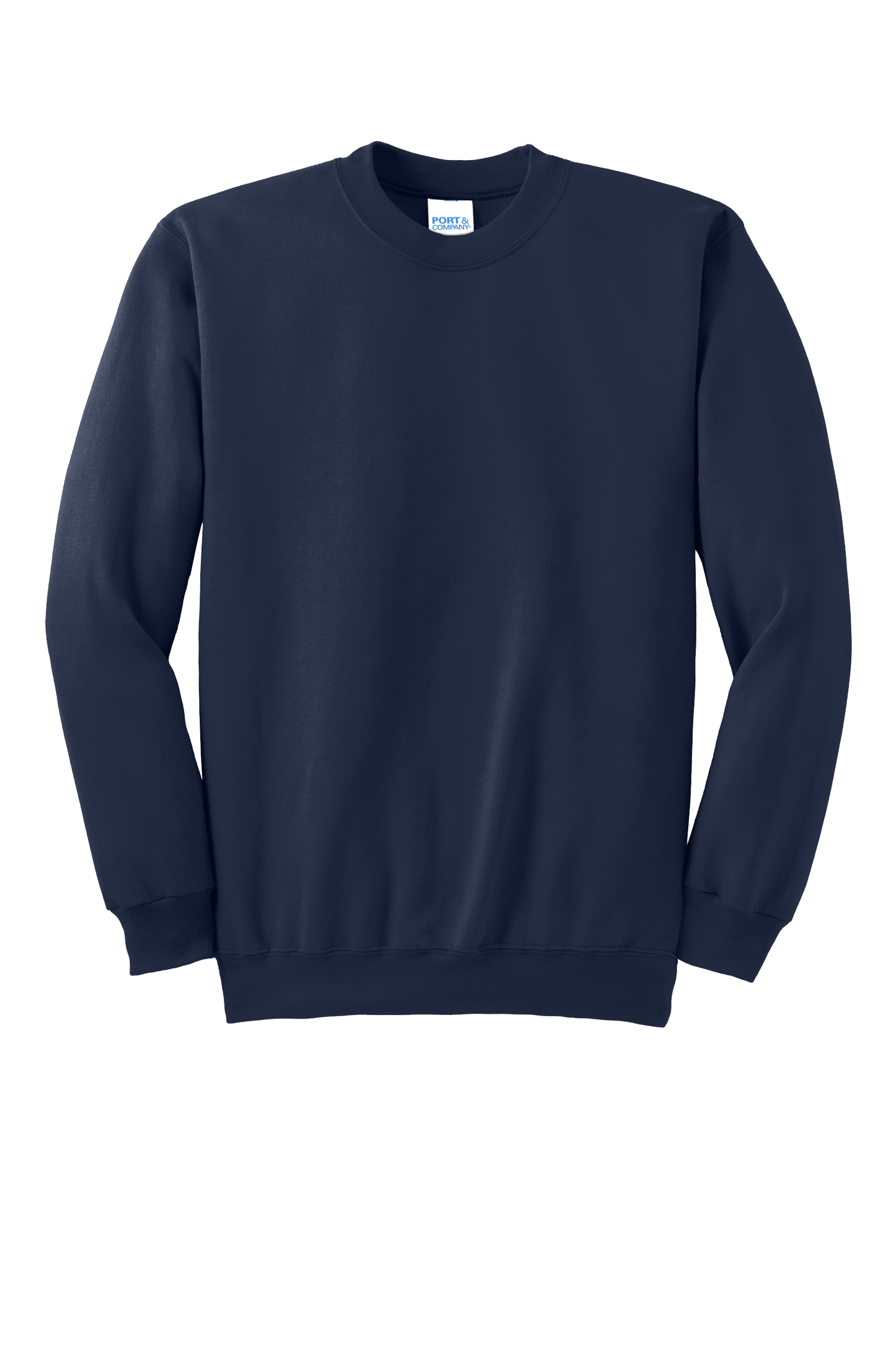 Port & Company® Essential Fleece Crewneck Sweatshirt - Navy