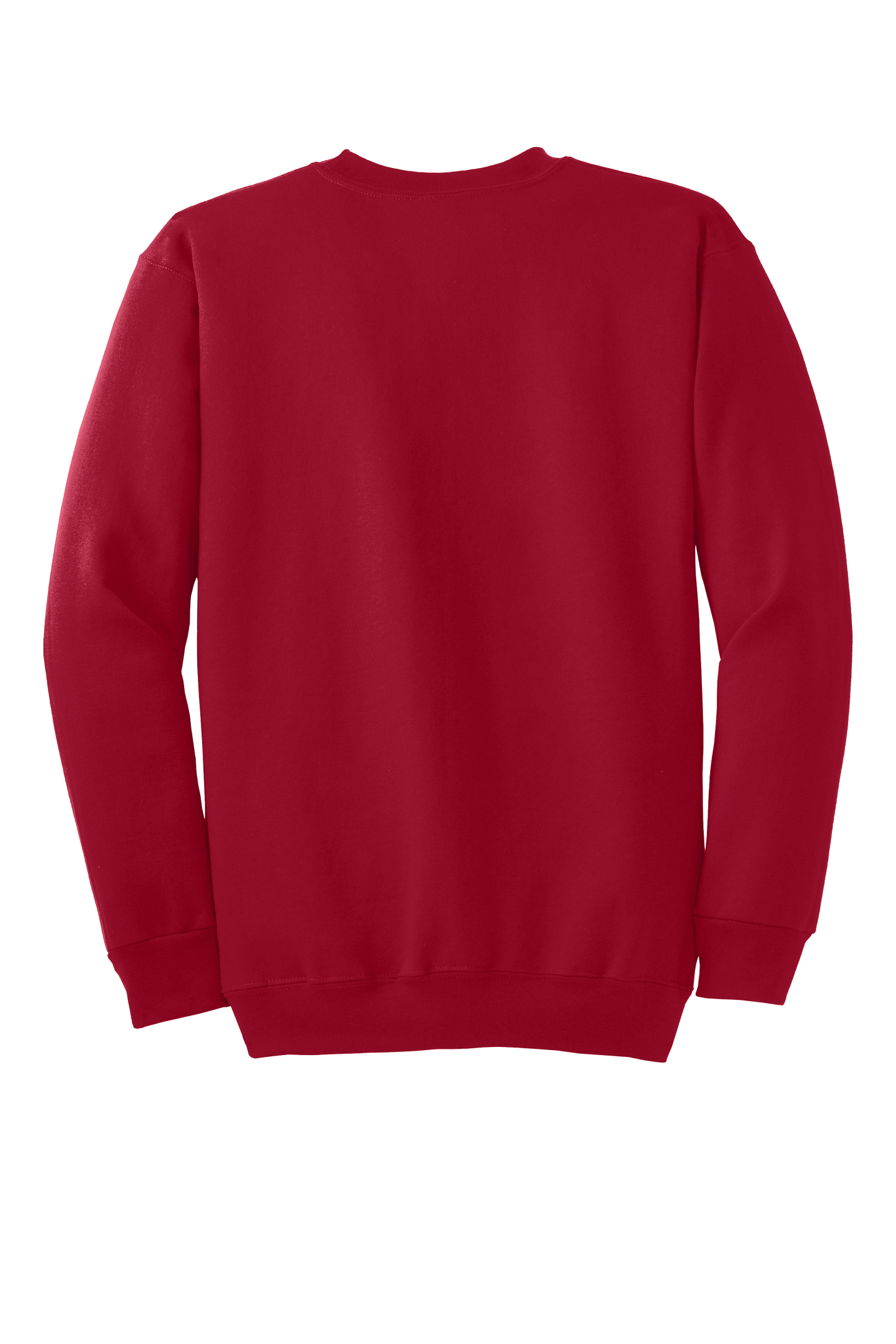 Port & Company® Essential Fleece Crewneck Sweatshirt - Red