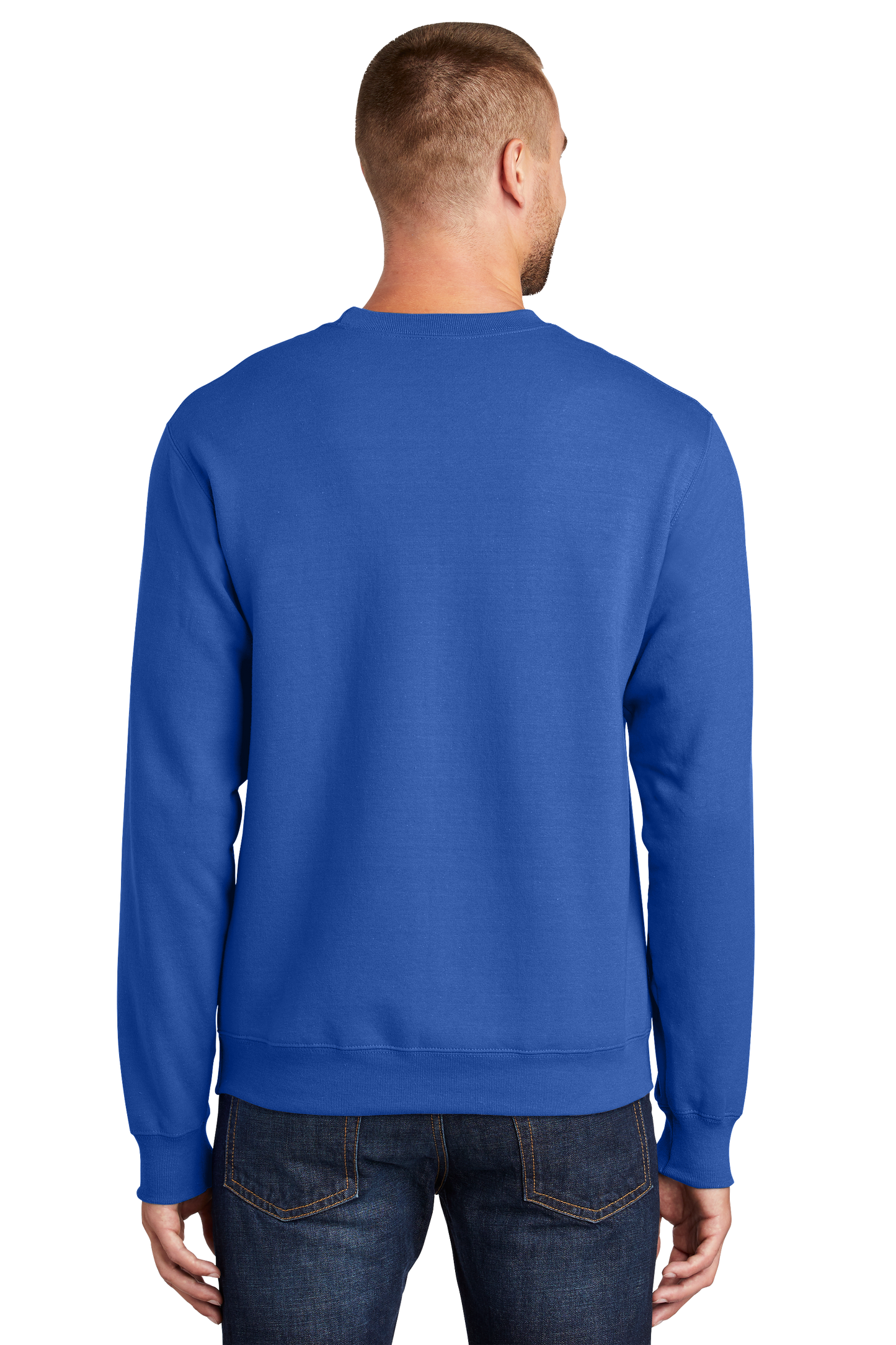 Port & Company® Essential Fleece Crewneck Sweatshirt - Royal