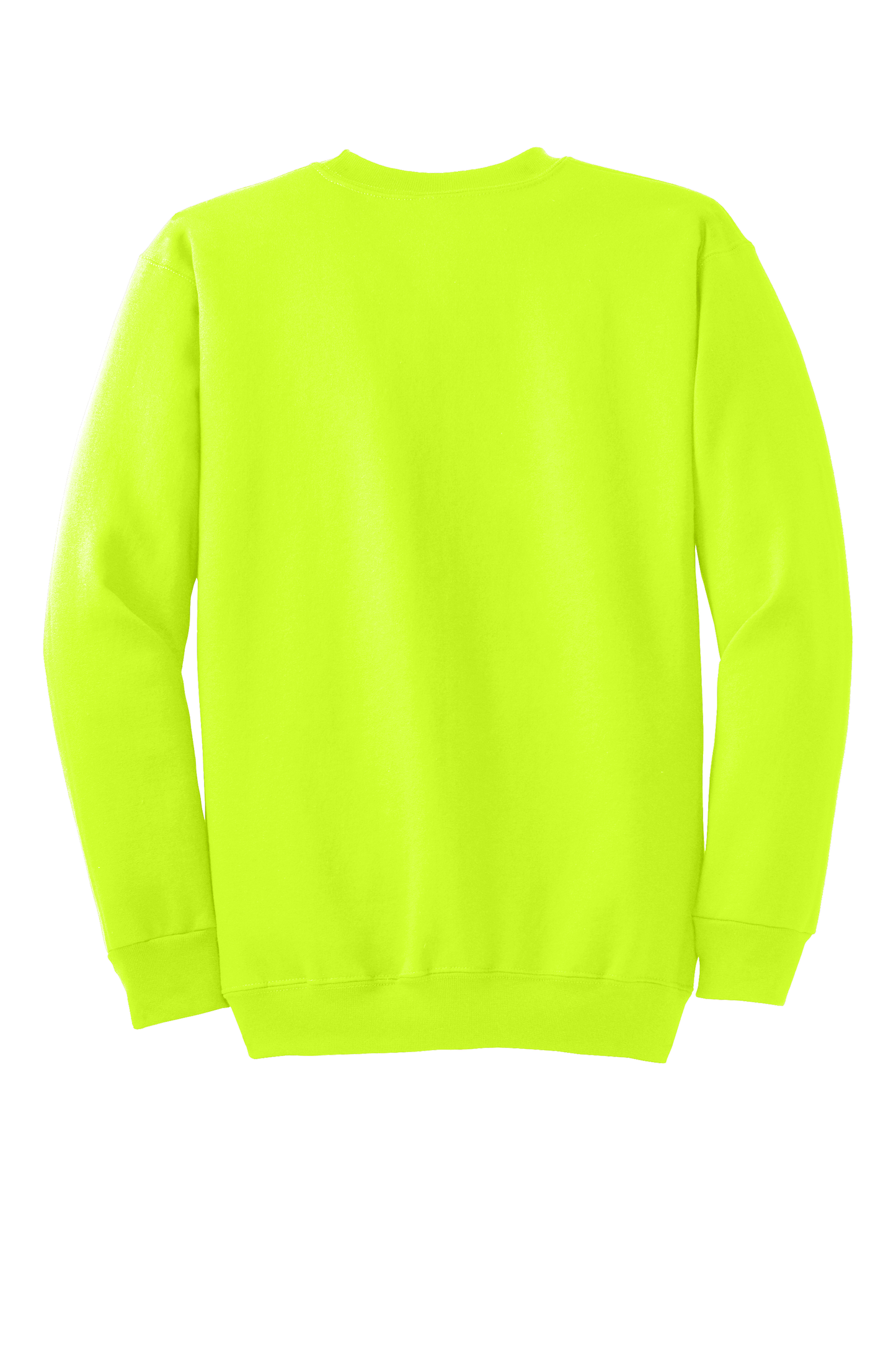 Port & Company® Essential Fleece Crewneck Sweatshirt - Safety Green