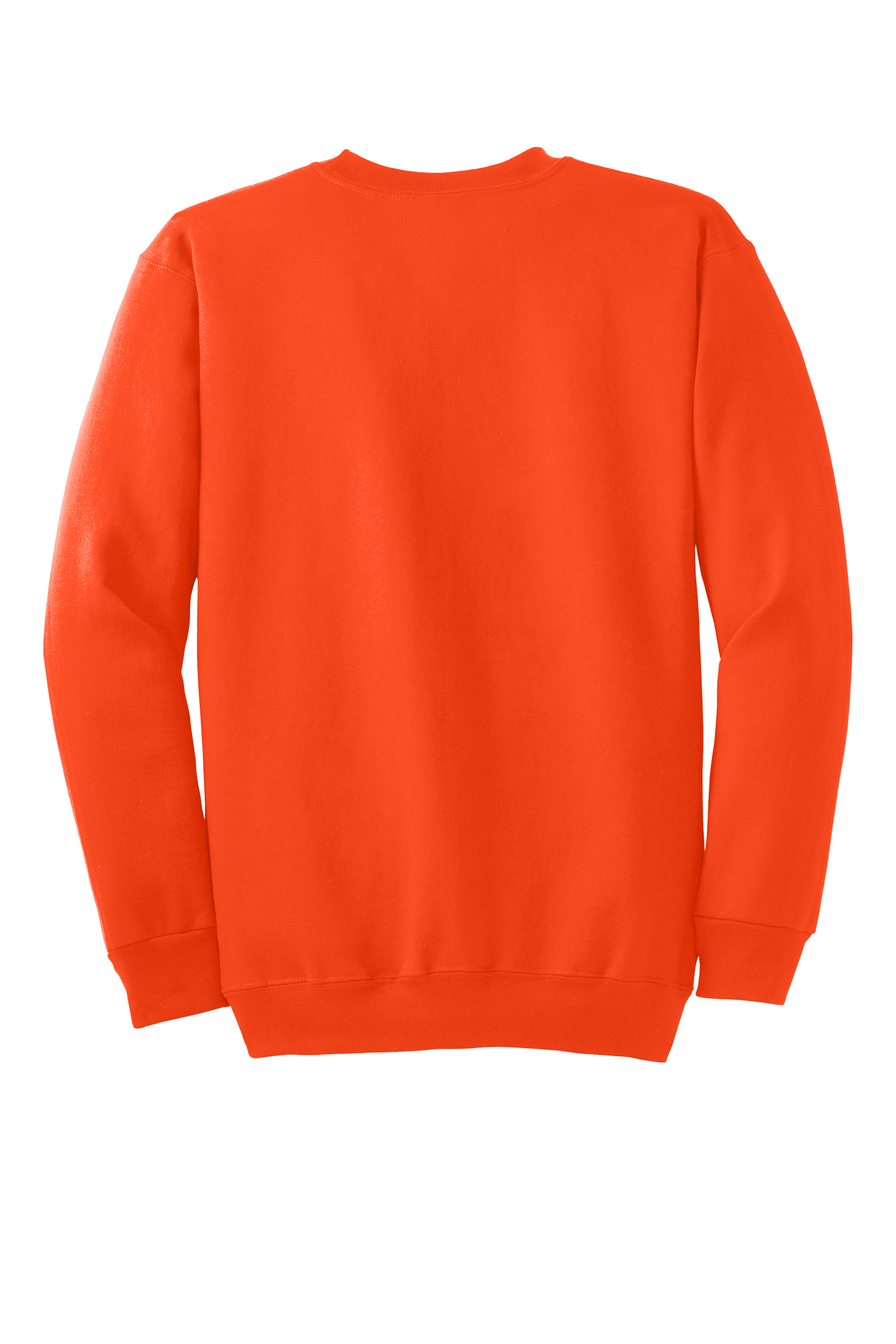 Port & Company® Essential Fleece Crewneck Sweatshirt - Safety Orange