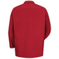 Industrial Work Shirt Long Sleeve - Red