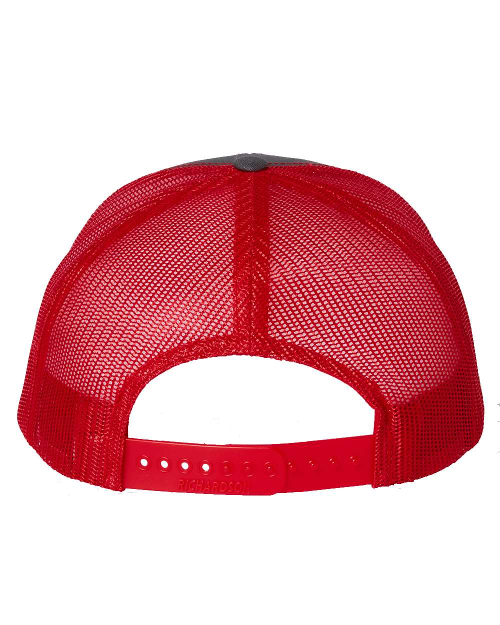 Richardson 112 Trucker Hat - Charcoal / Red