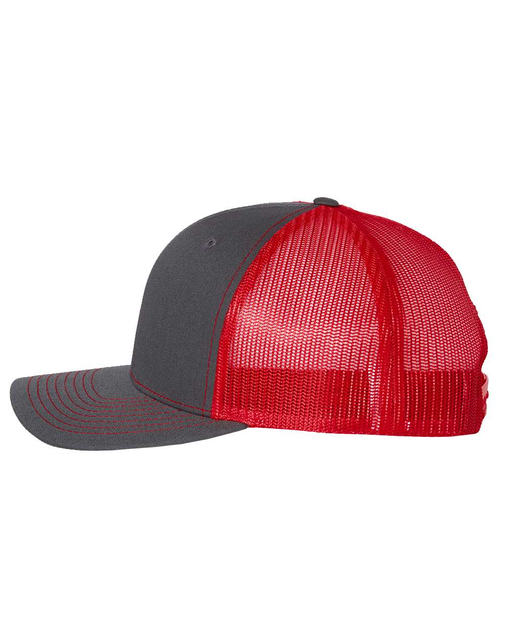 Richardson 112 Trucker Hat - Charcoal / Red