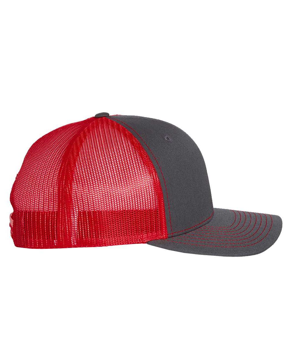 Richardson 112 Trucker Hat - Charcoal / Red