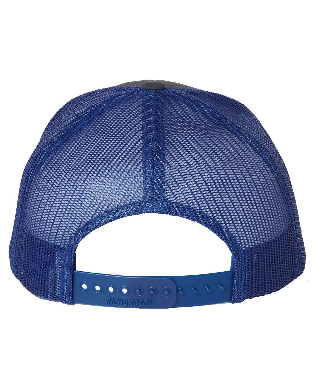 Richardson 112 Trucker Hat - Charcoal / Royal Blue