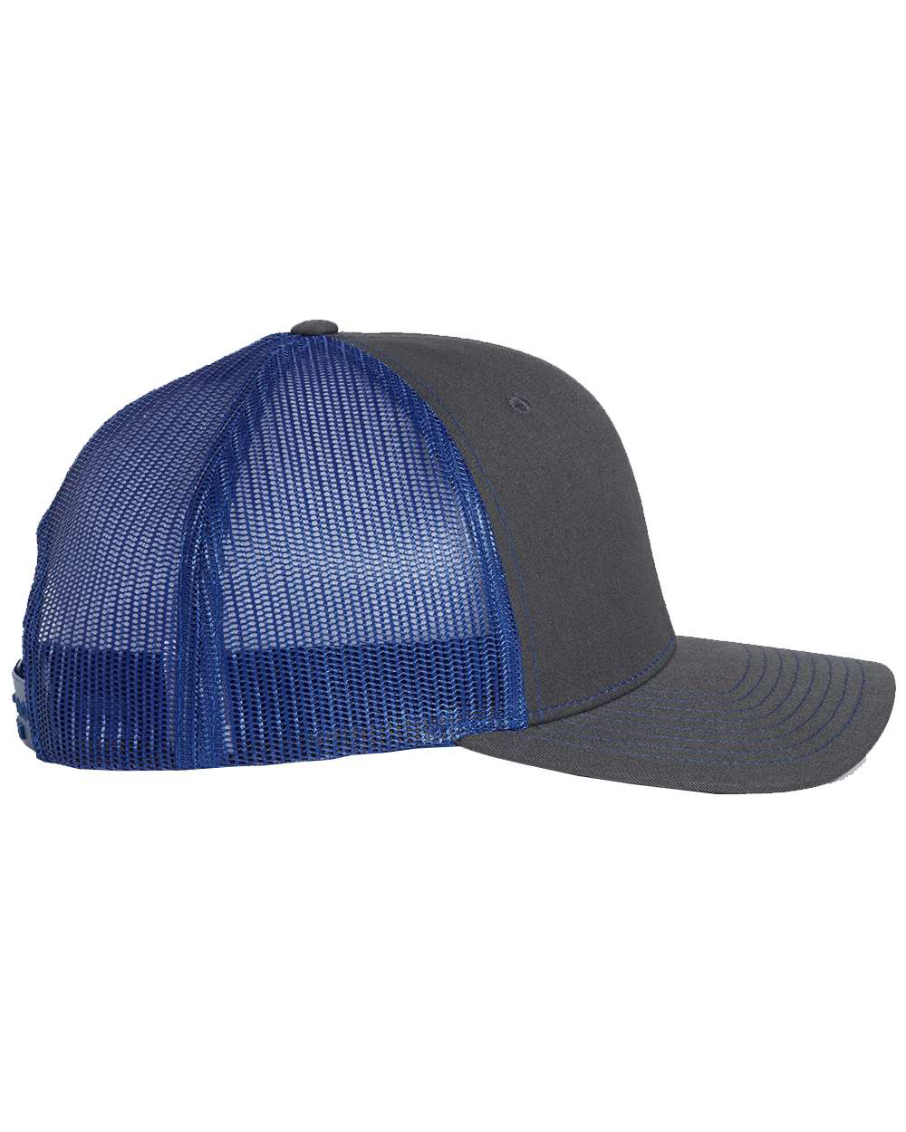 Richardson 112 Trucker Hat - Charcoal / Royal Blue