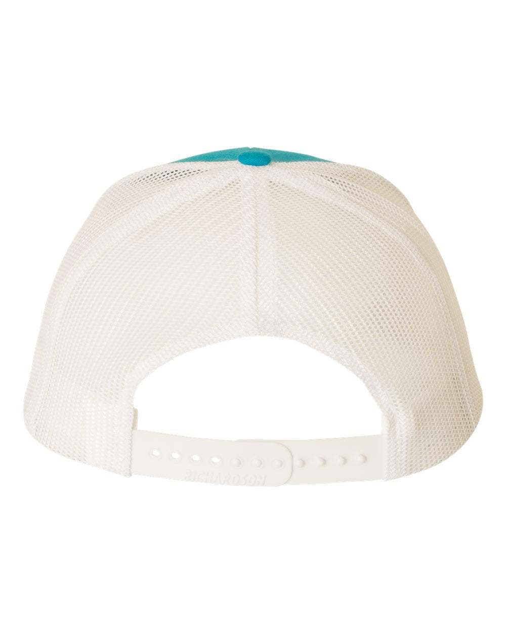 Richardson 112 Trucker Hat - Cyan / White