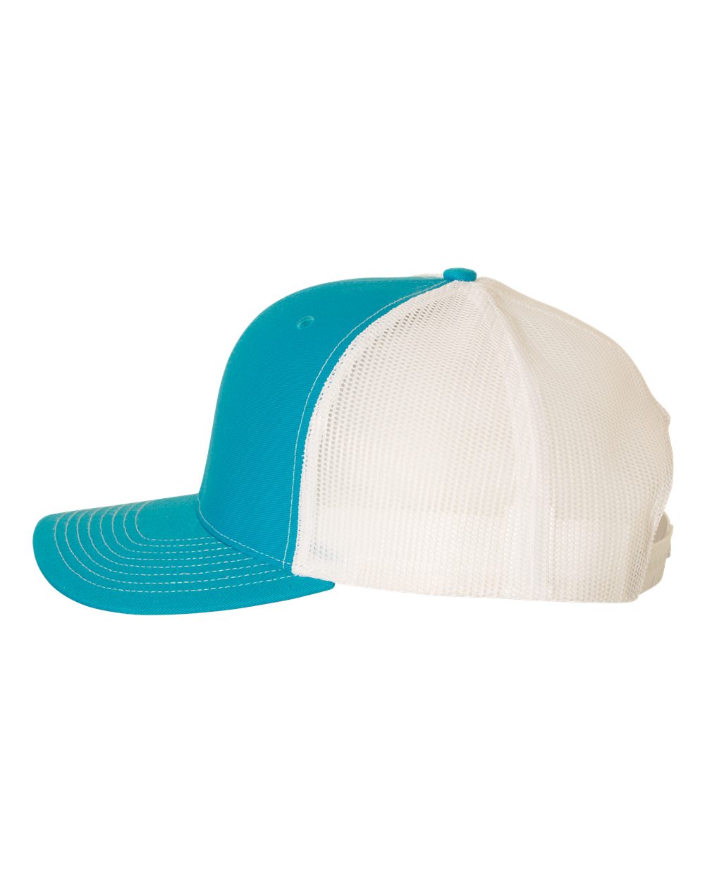 Richardson 112 Trucker Hat - Cyan / White