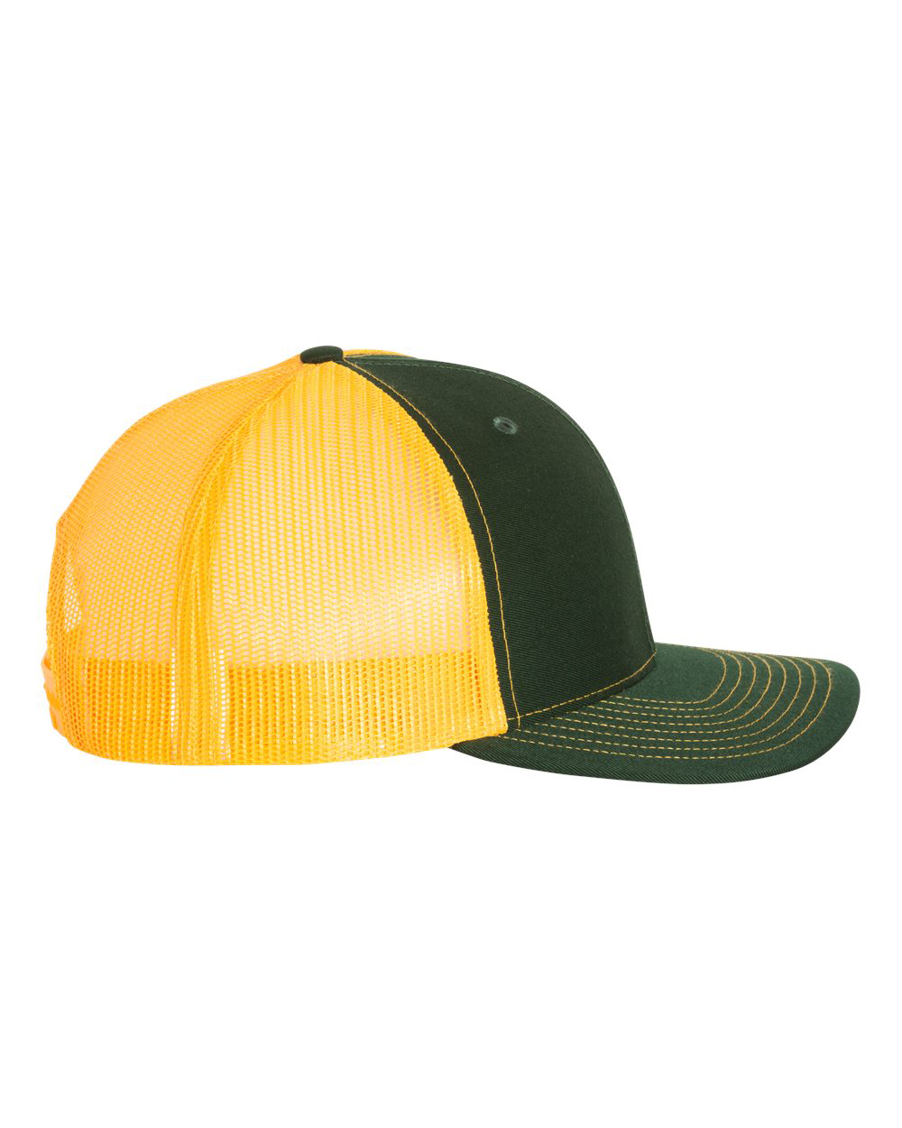 Richardson 112 Trucker Hat - Black / Gold