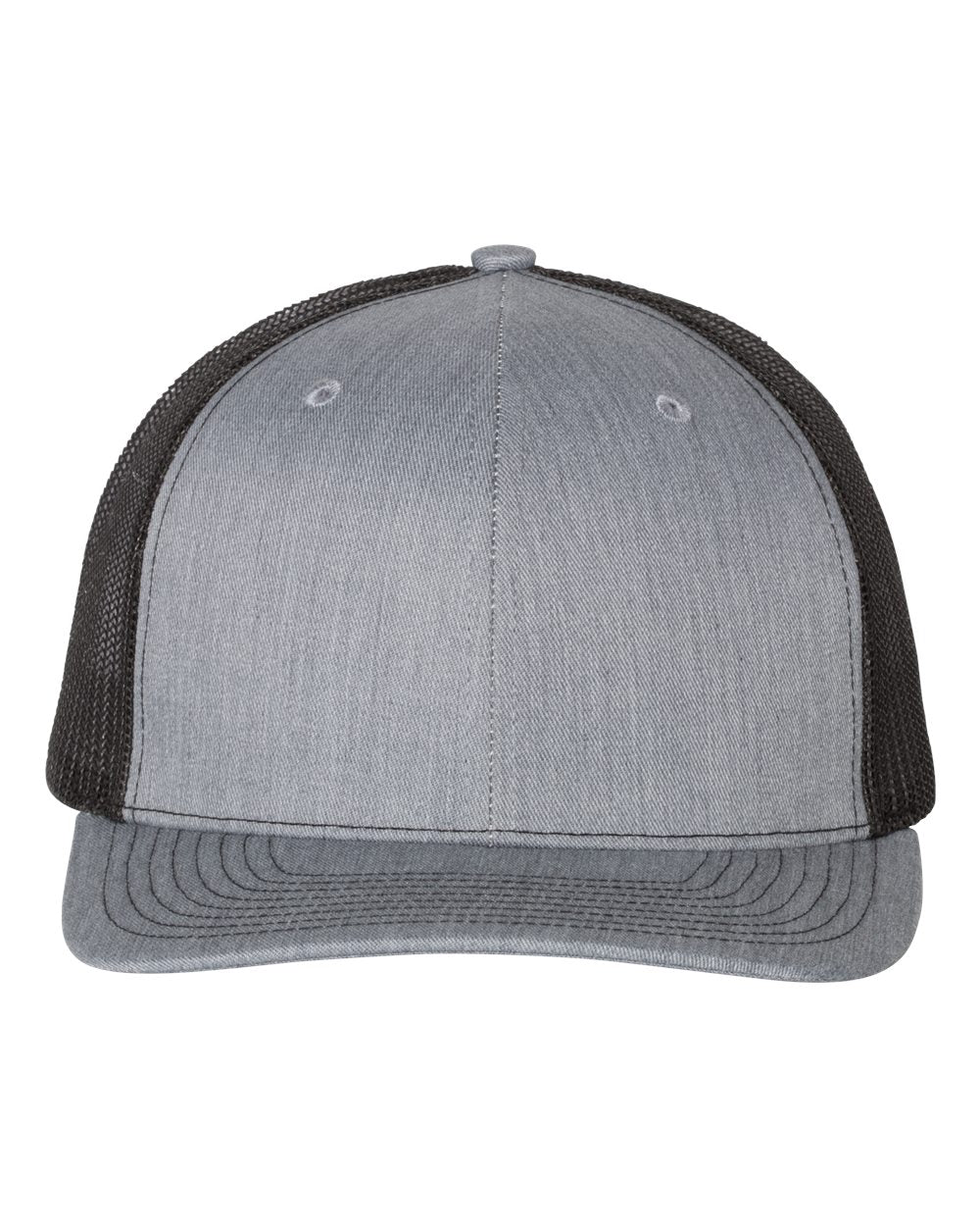 Richardson 112 Trucker Hat -Heather Gray / Black