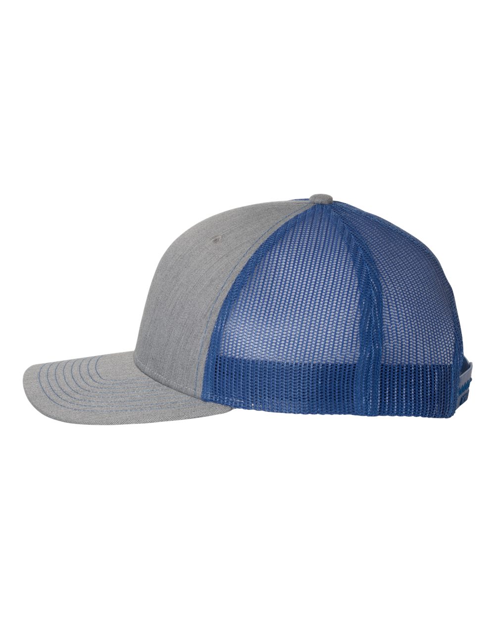 Richardson 112 Trucker Hat -Heather Gray / Royal Blue