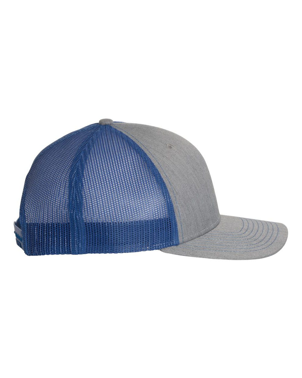 Richardson 112 Trucker Hat -Heather Gray / Royal Blue