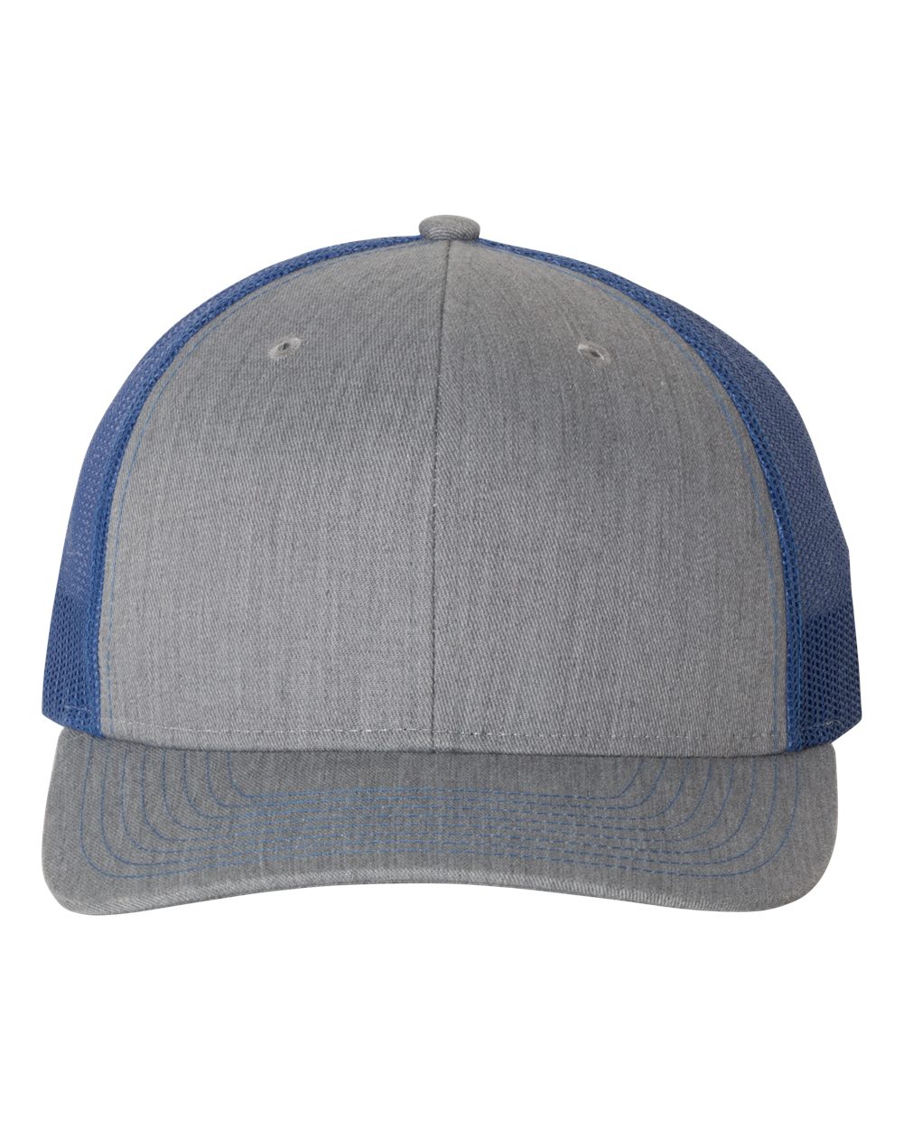 Richardson 112 Trucker Hat -Heather Gray / Royal Blue