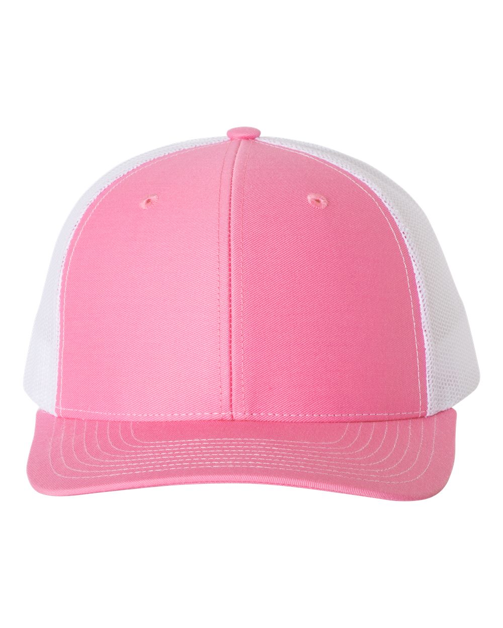 Richardson 112 Trucker Hat -Hot Pink / White