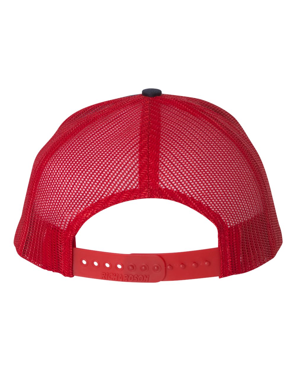 Richardson 112 Trucker Hat - Navy Blue / Red