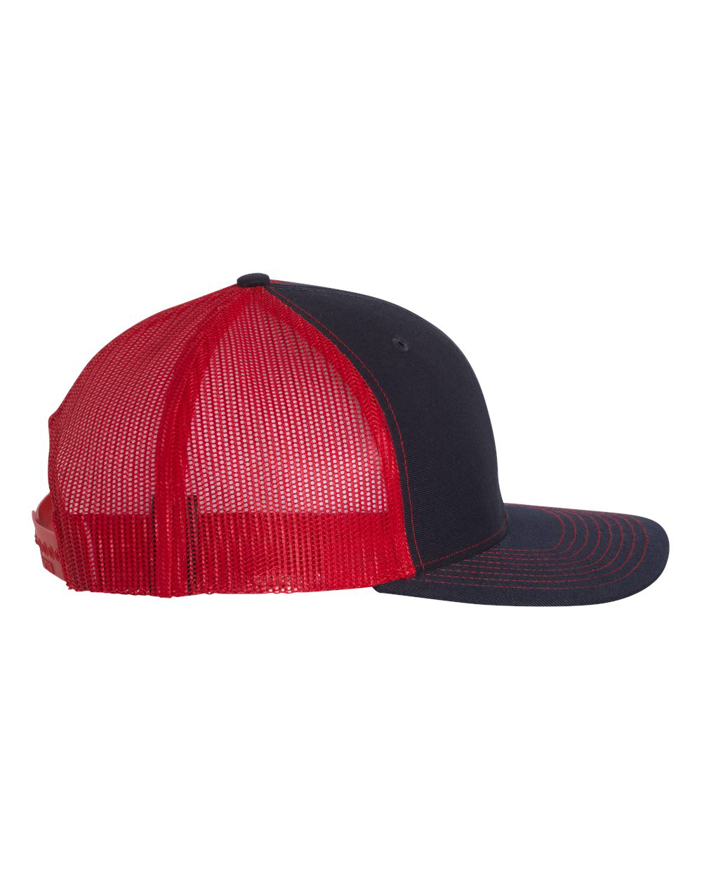 Richardson 112 Trucker Hat - Navy Blue / Red