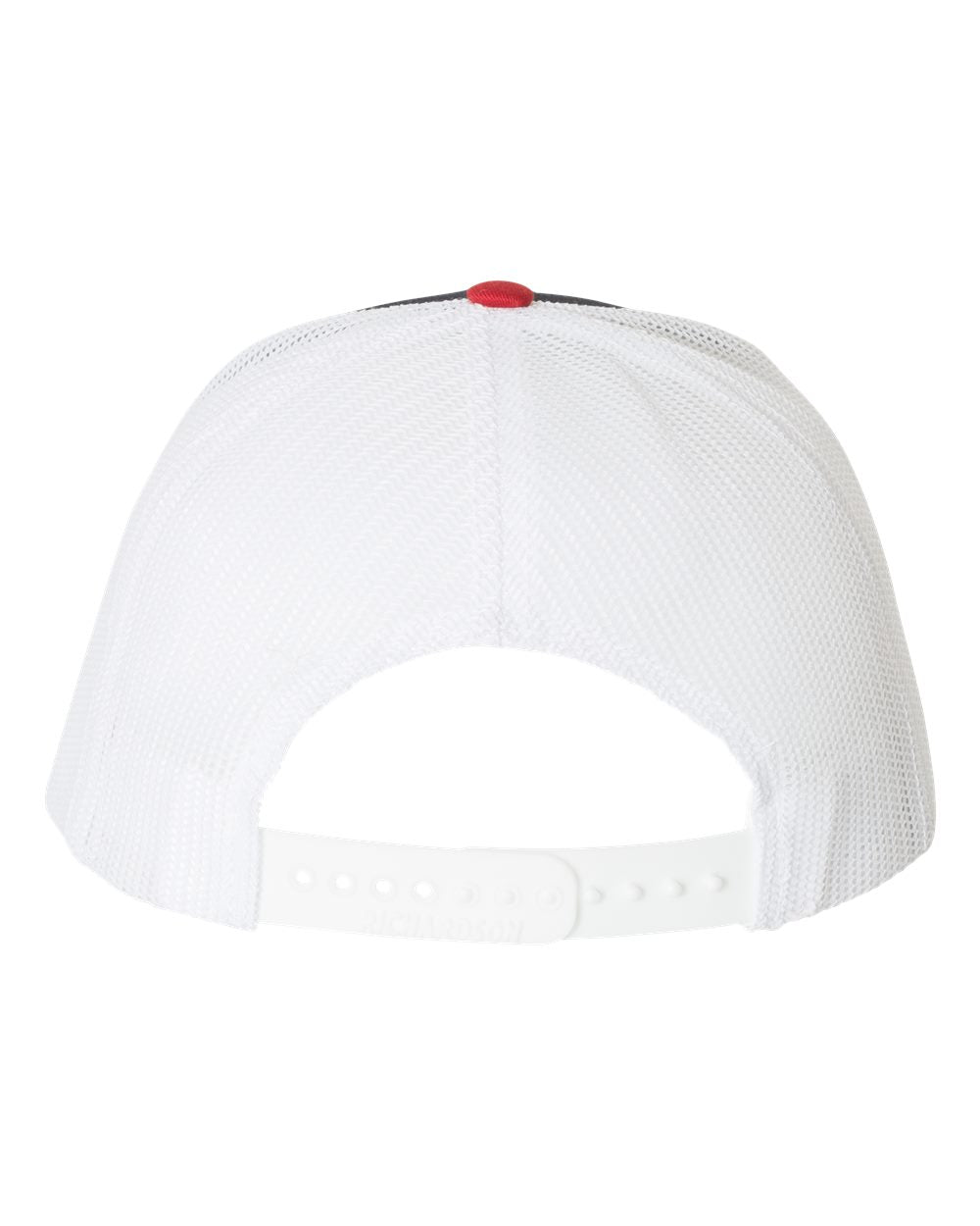 Richardson 112 Trucker Hat - Navy Blue / White / Red