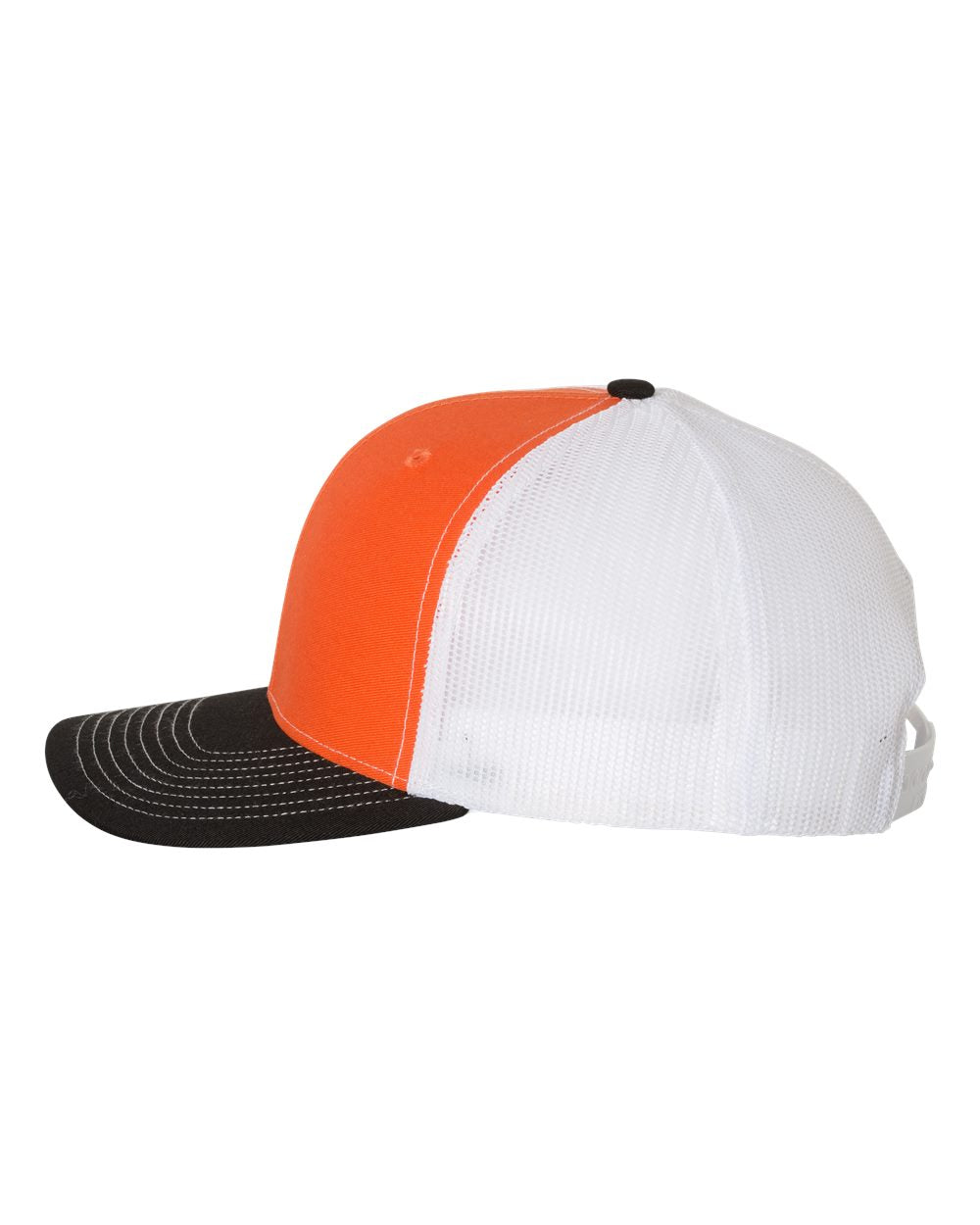 Richardson 112 Trucker Hat - Orange / White / Black