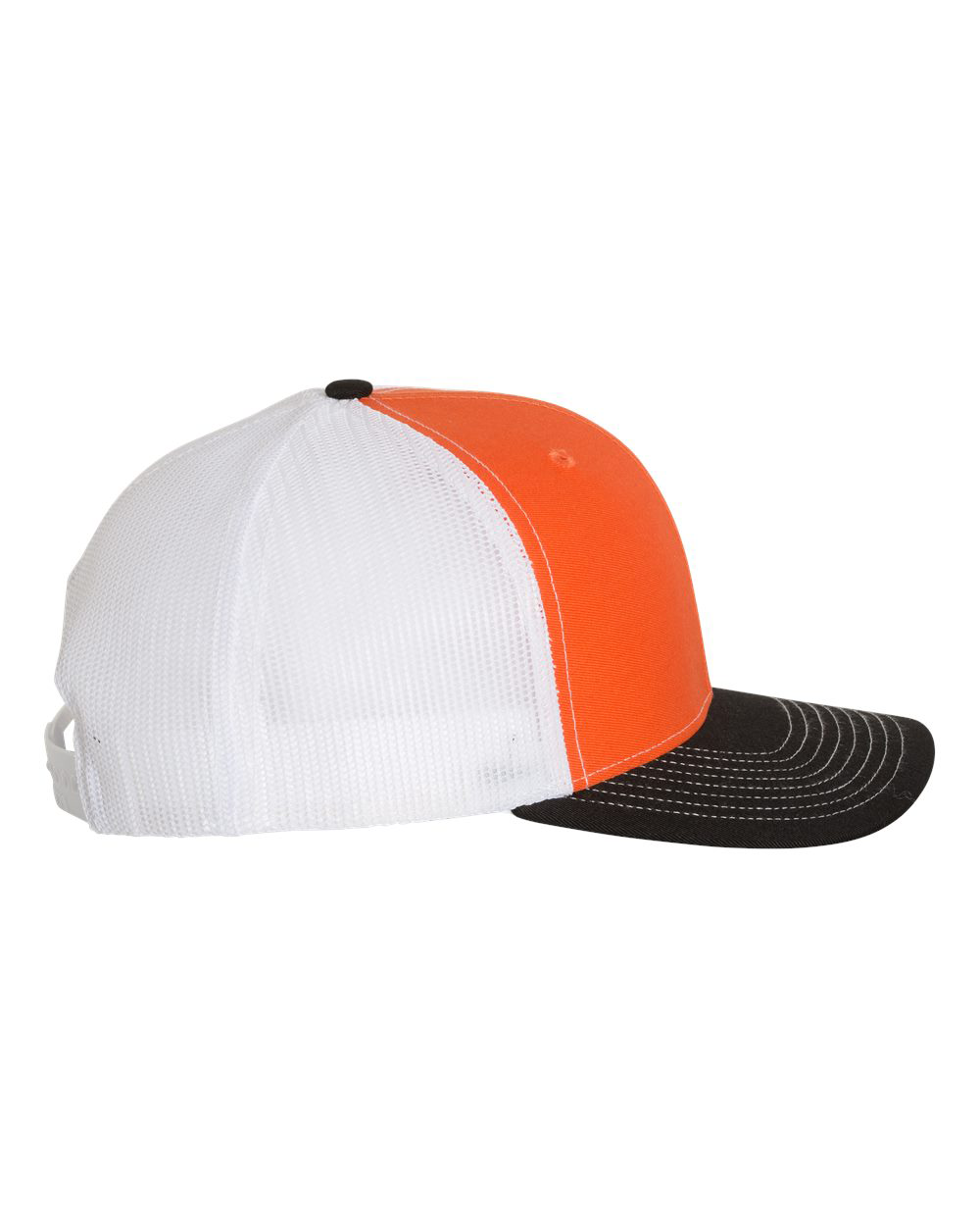 Richardson 112 Trucker Hat - Orange / White / Black