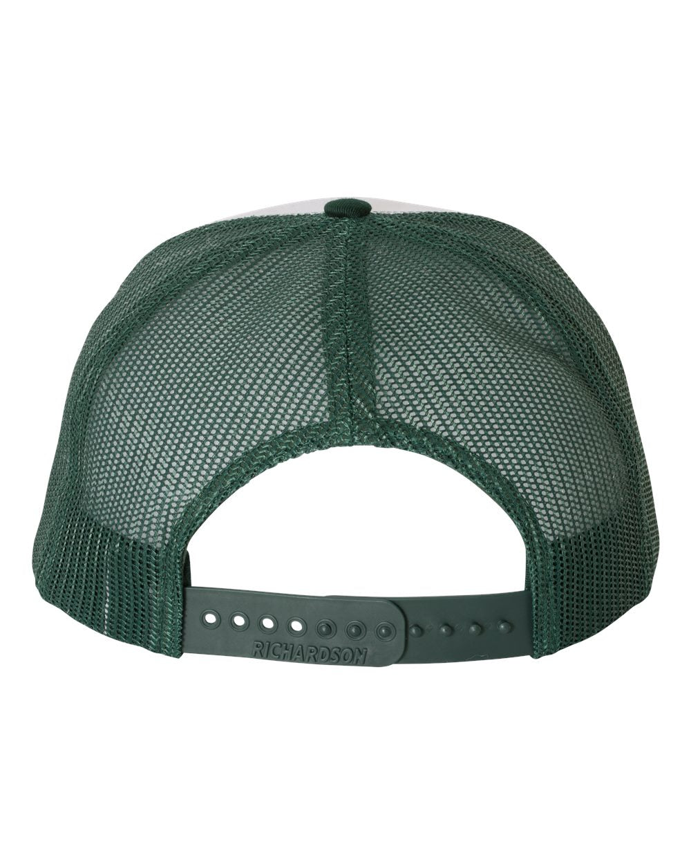 Richardson 112 Trucker Hat -White / Dark Green