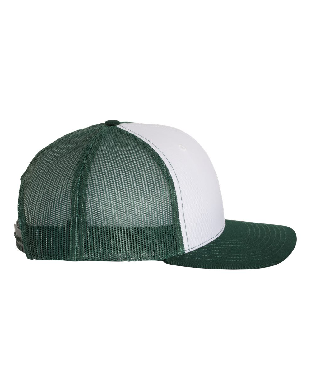 Richardson 112 Trucker Hat -White / Dark Green