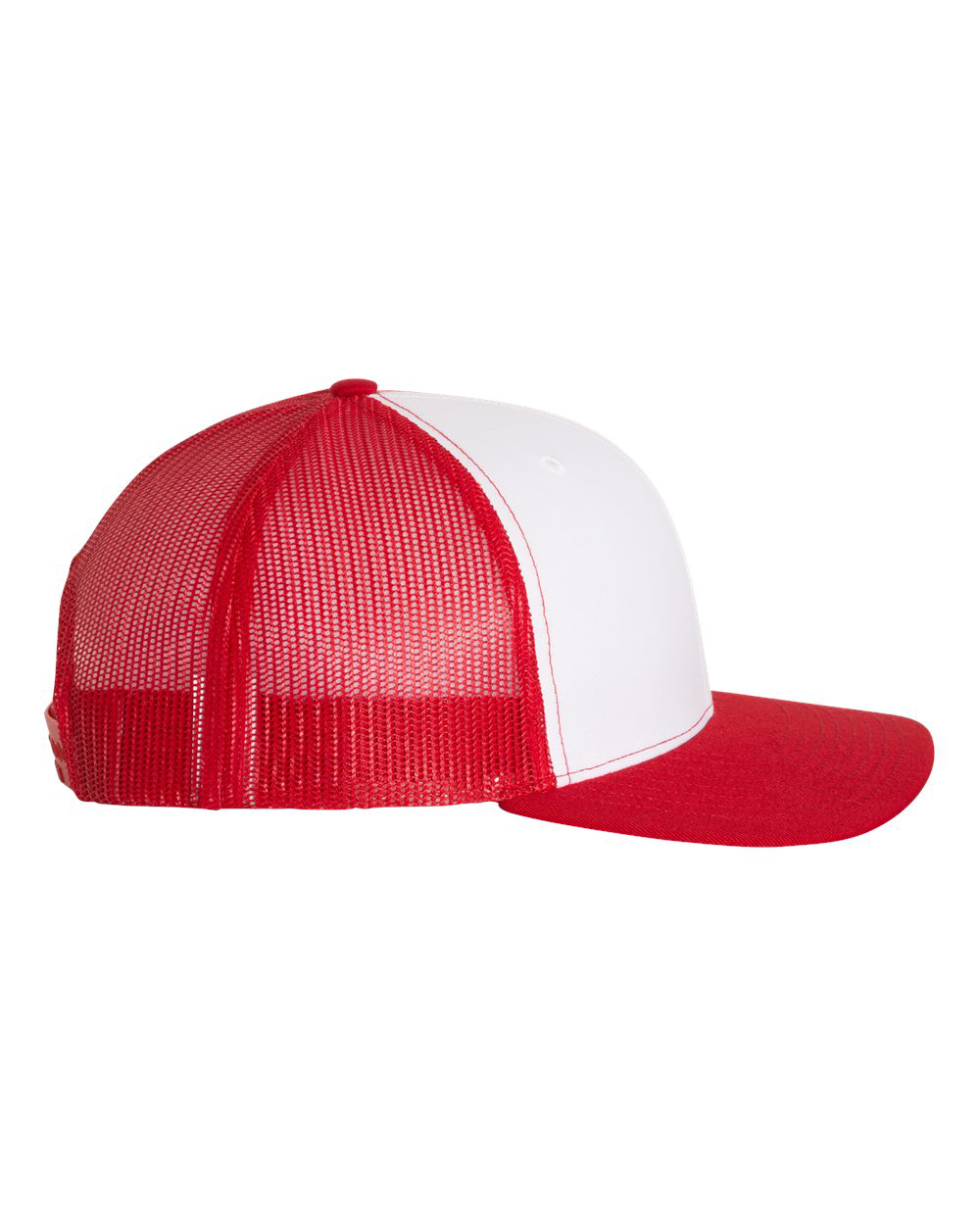 Richardson 112 Trucker Hat -White / Red