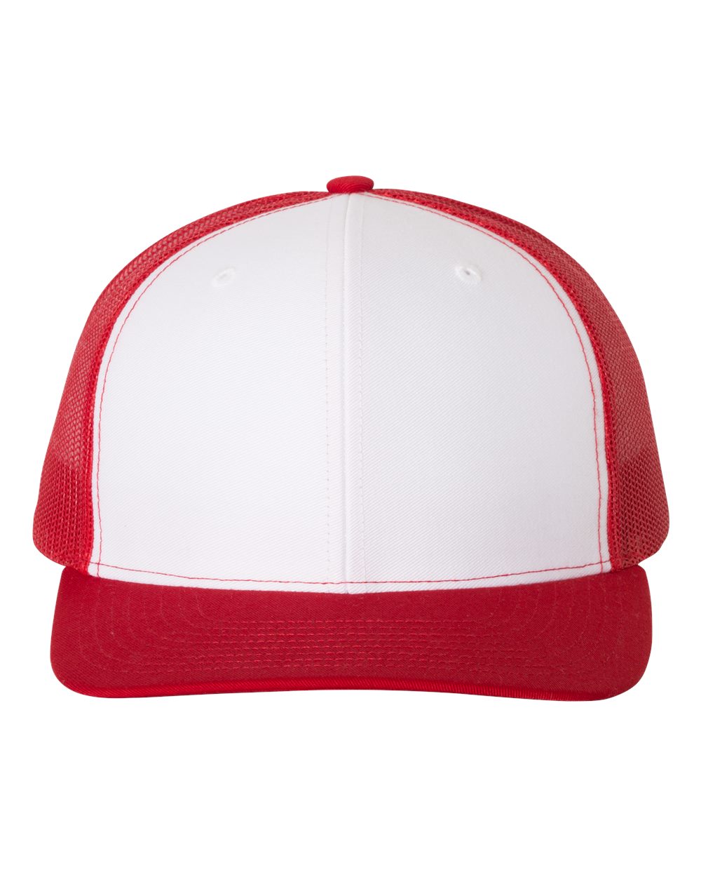 Richardson 112 Trucker Hat -White / Red