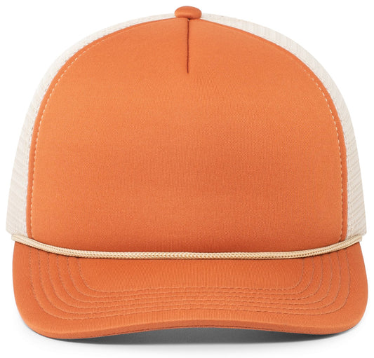 Pacific Headwear Foamie Fresh Trucker Cap - Rust/Khaki