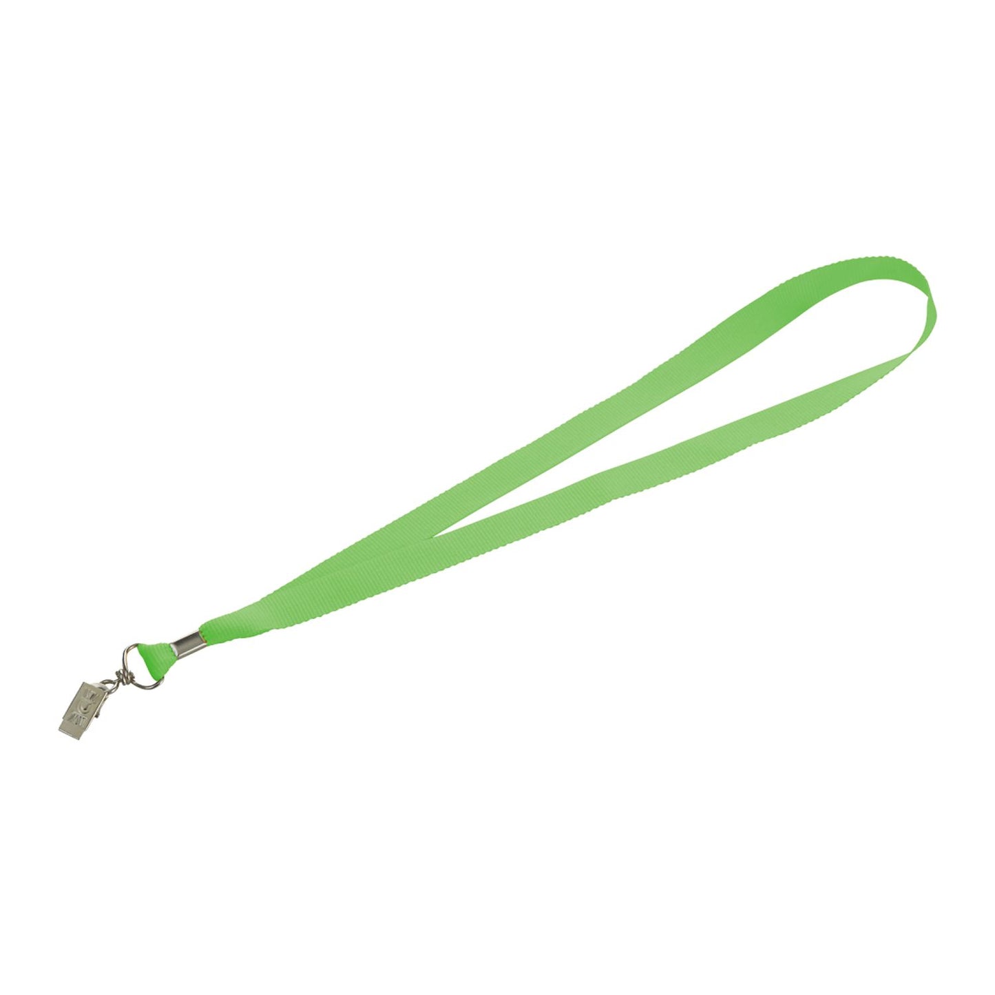 Lanyard with Bulldog Clip - Green