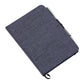 5" x 7" FSC® Mix Heathered Bound Notebook - Blue