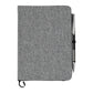 5" x 7" FSC® Mix Heathered Bound Notebook - Gray