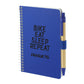 4" x 6" FSC® Mix Pocket Spiral Notebook with Pen - Blue