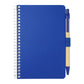 4" x 6" FSC® Mix Pocket Spiral Notebook with Pen - Blue