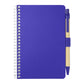 4" x 6" FSC® Mix Pocket Spiral Notebook with Pen - Purple