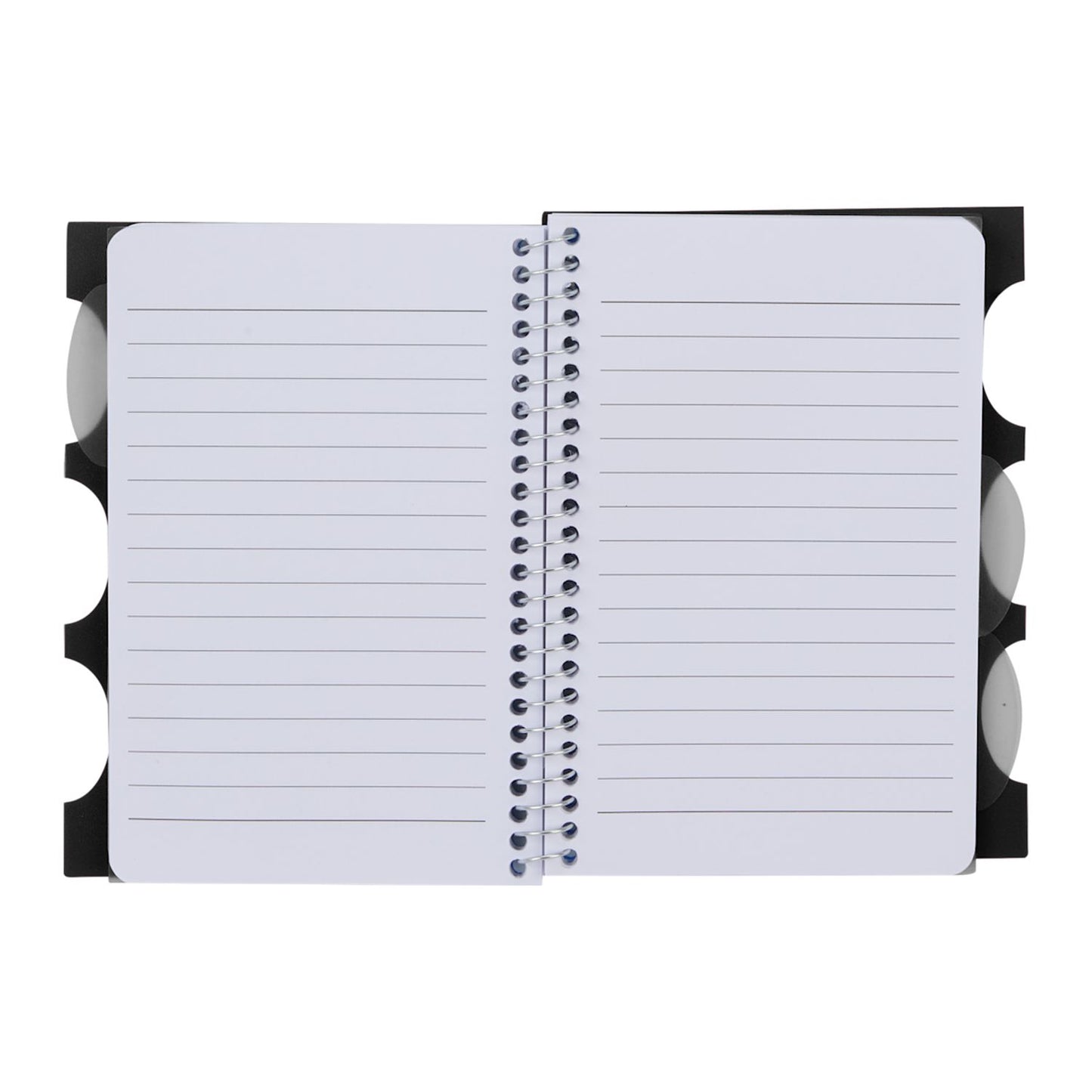 4” x 6” FSC® Recycled Multitask Notebook - Black