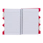 4” x 6” FSC® Recycled Multitask Notebook - Red