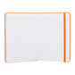 5 x 7 Remark Recycled Bound Notebook - Orange