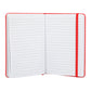 5 x 7 Remark Recycled Bound Notebook - Red