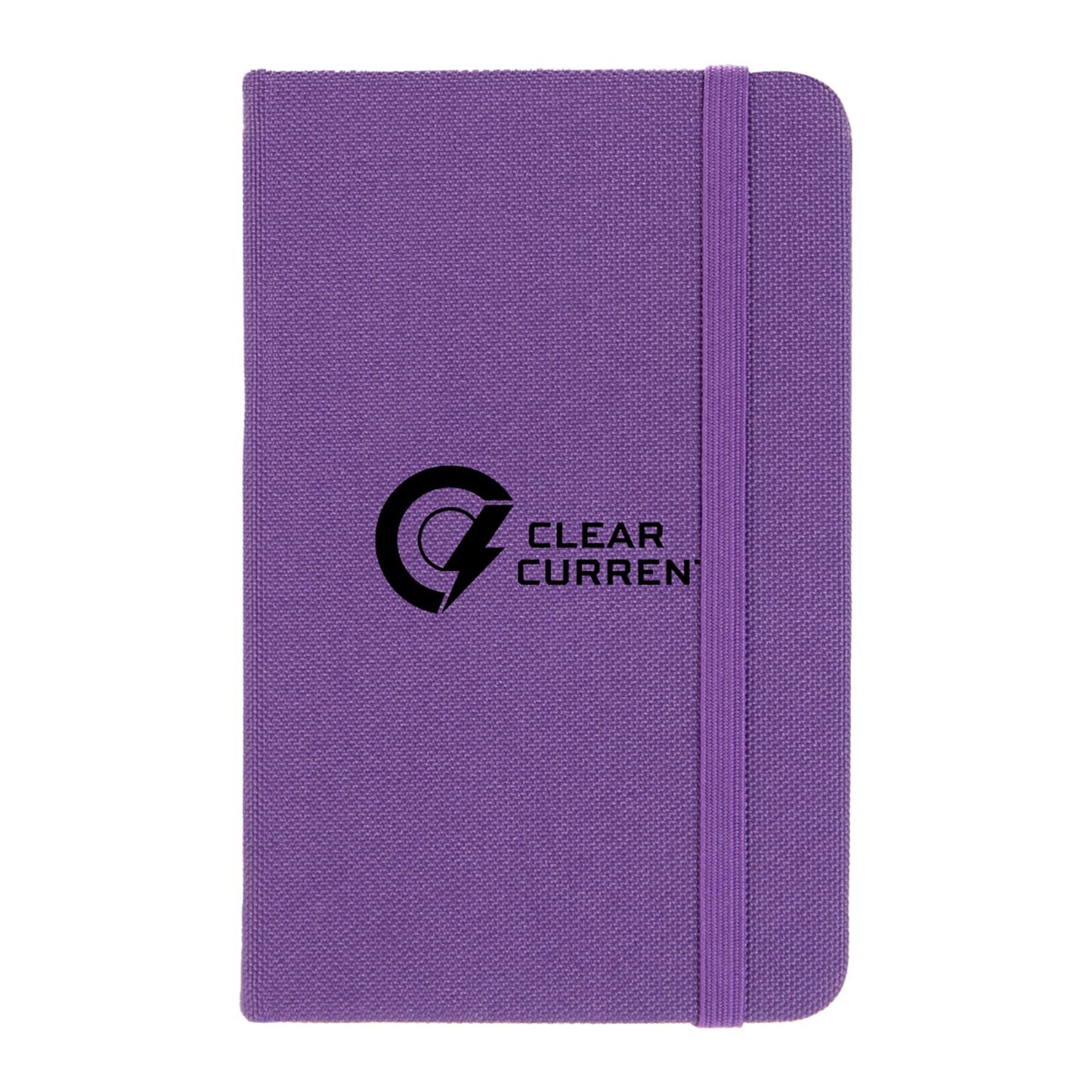 3.5" x 5.5" Recycled Pocket Bound Journal - Purple