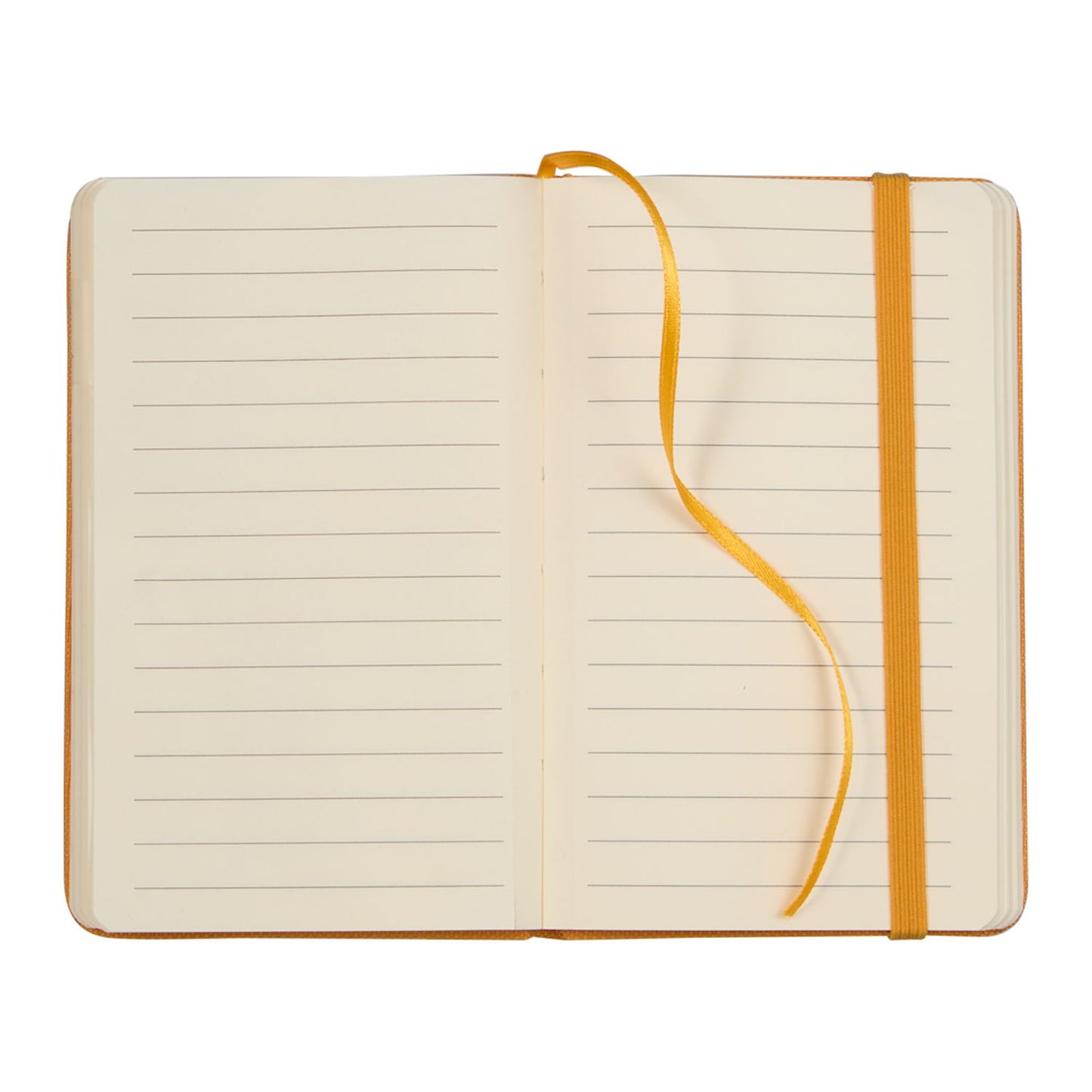 3.5" x 5.5" Recycled Pocket Bound Journal - Orange